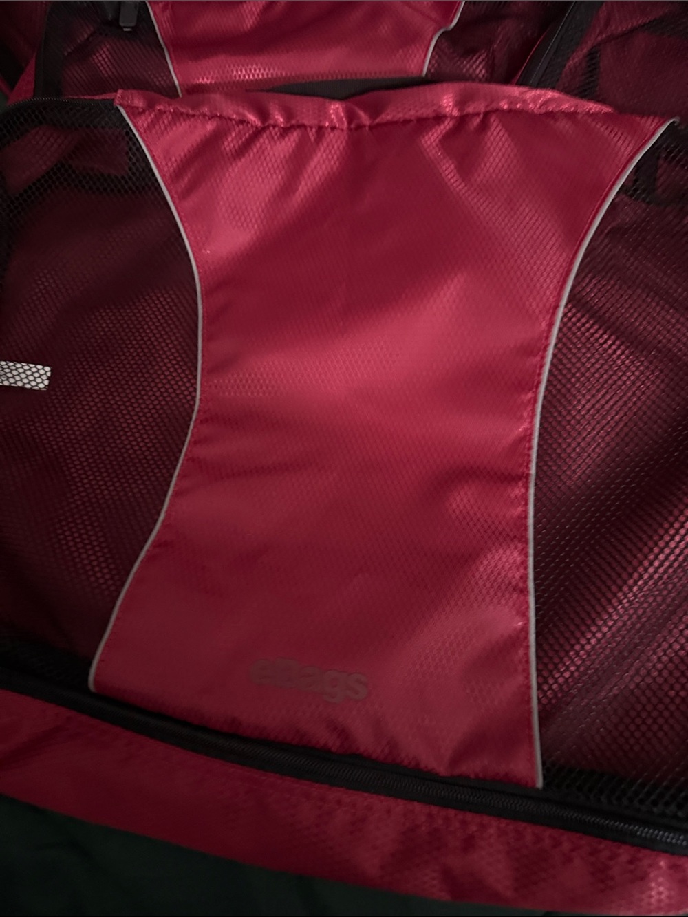 Travel Duffel in Deep Wine Red by5 bags in one for travel